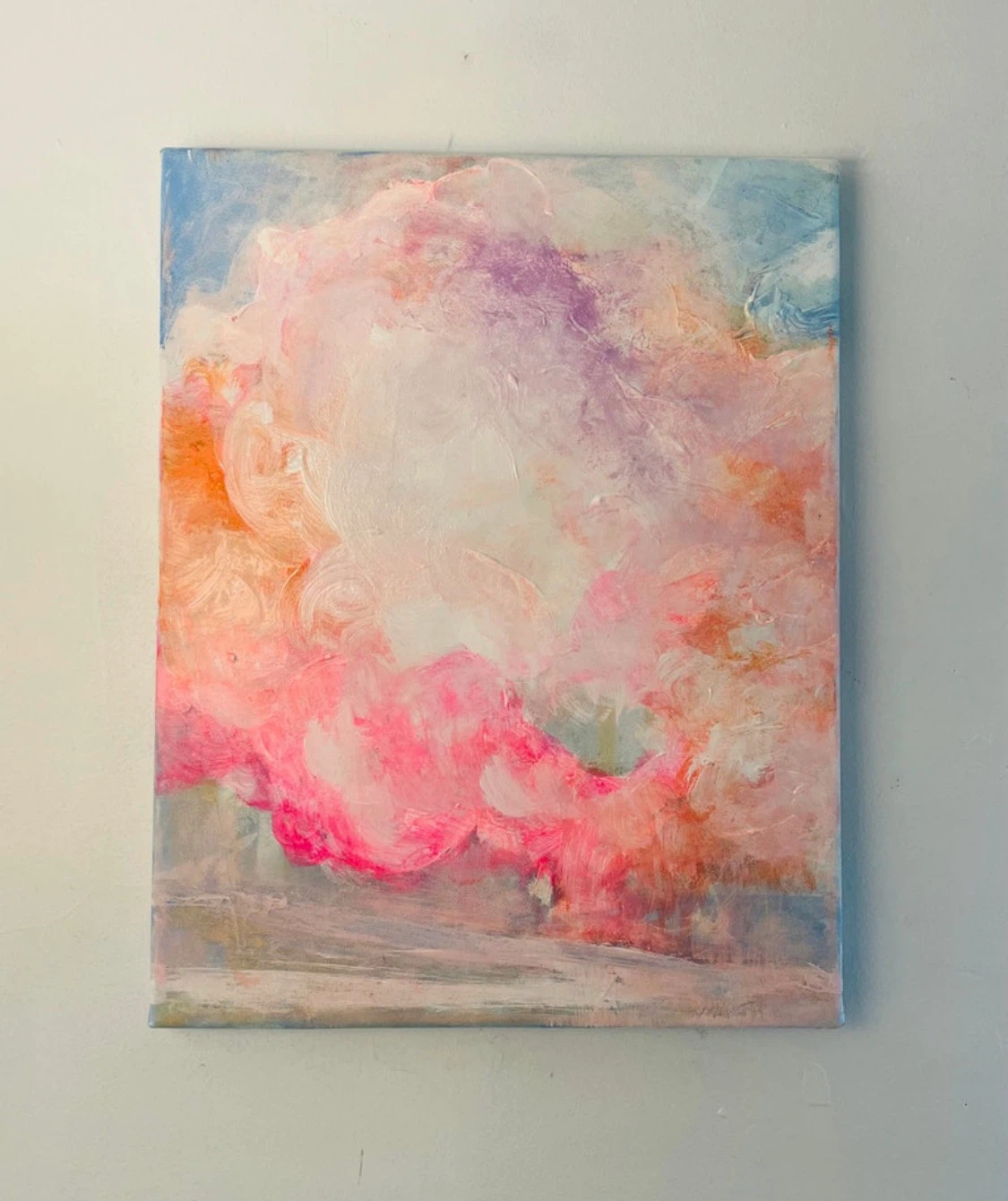 Original Abstract Cloud Painting