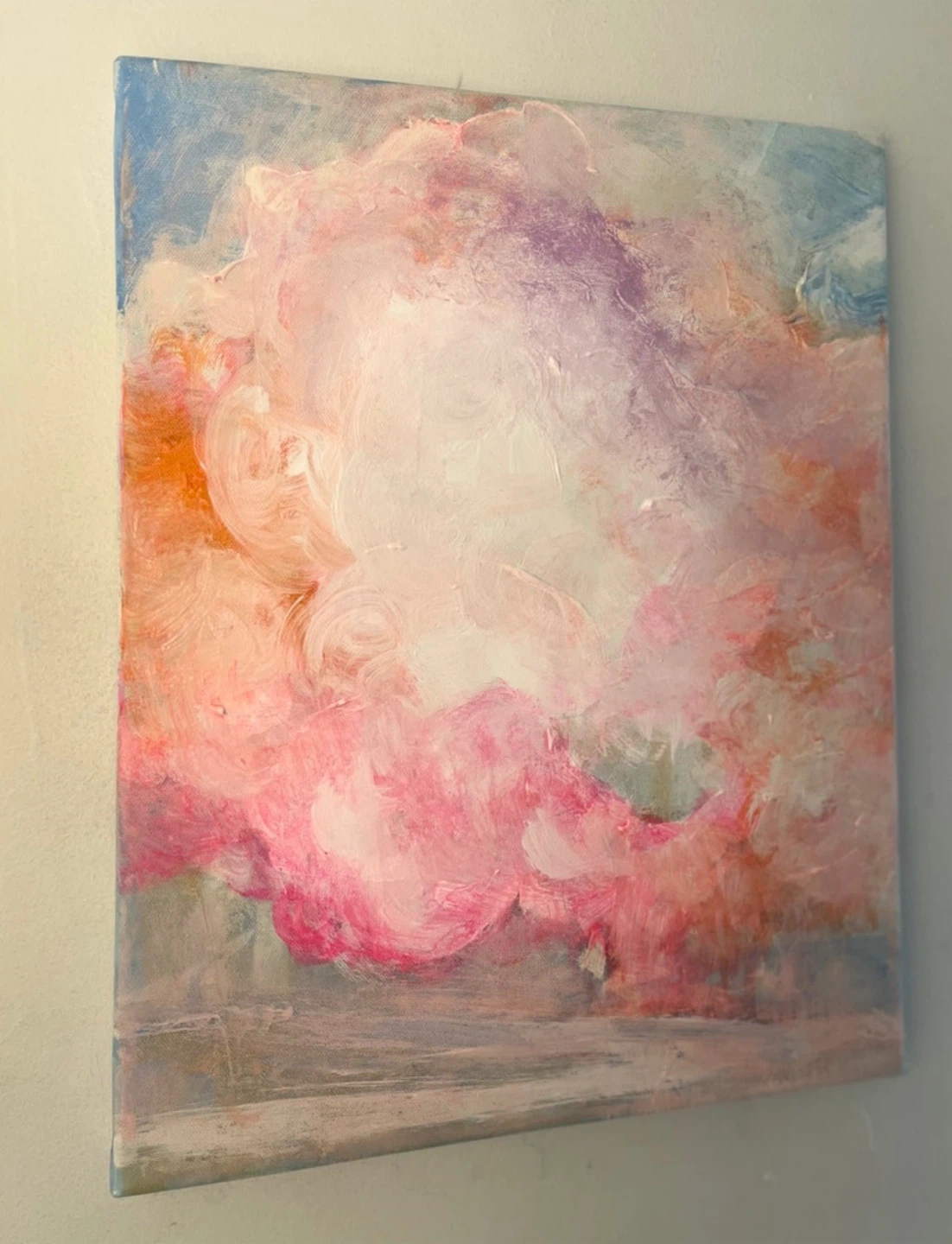 Original Abstract Cloud Painting - photo 3