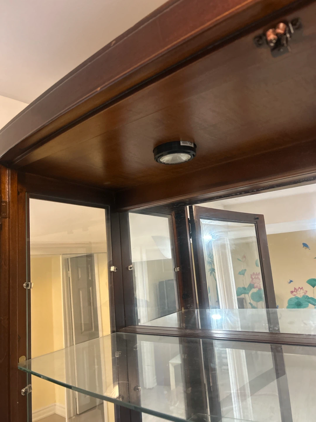 Wooden China Cabinet with Glass Doors - photo 5