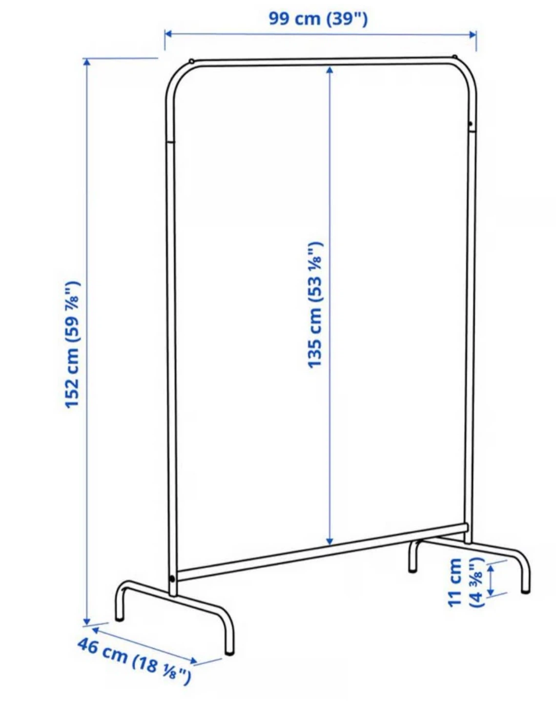 IKEA hanging rack - photo 2