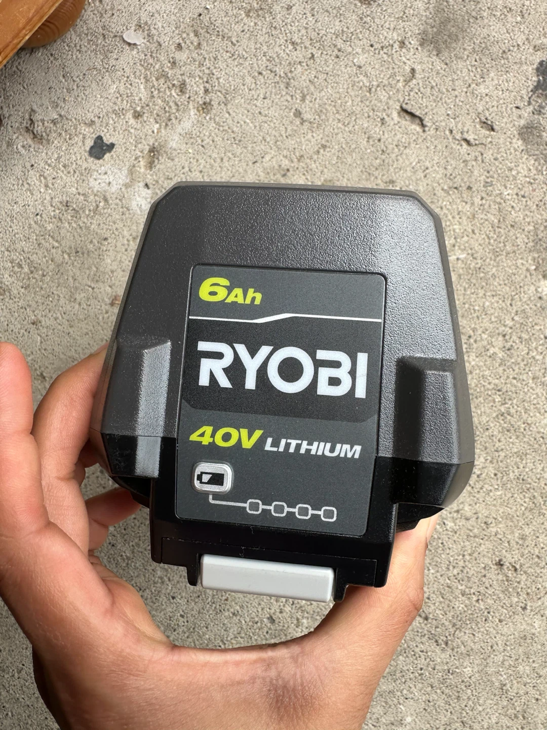 Ryobi 40V Lithium 6Ah Battery - photo 3