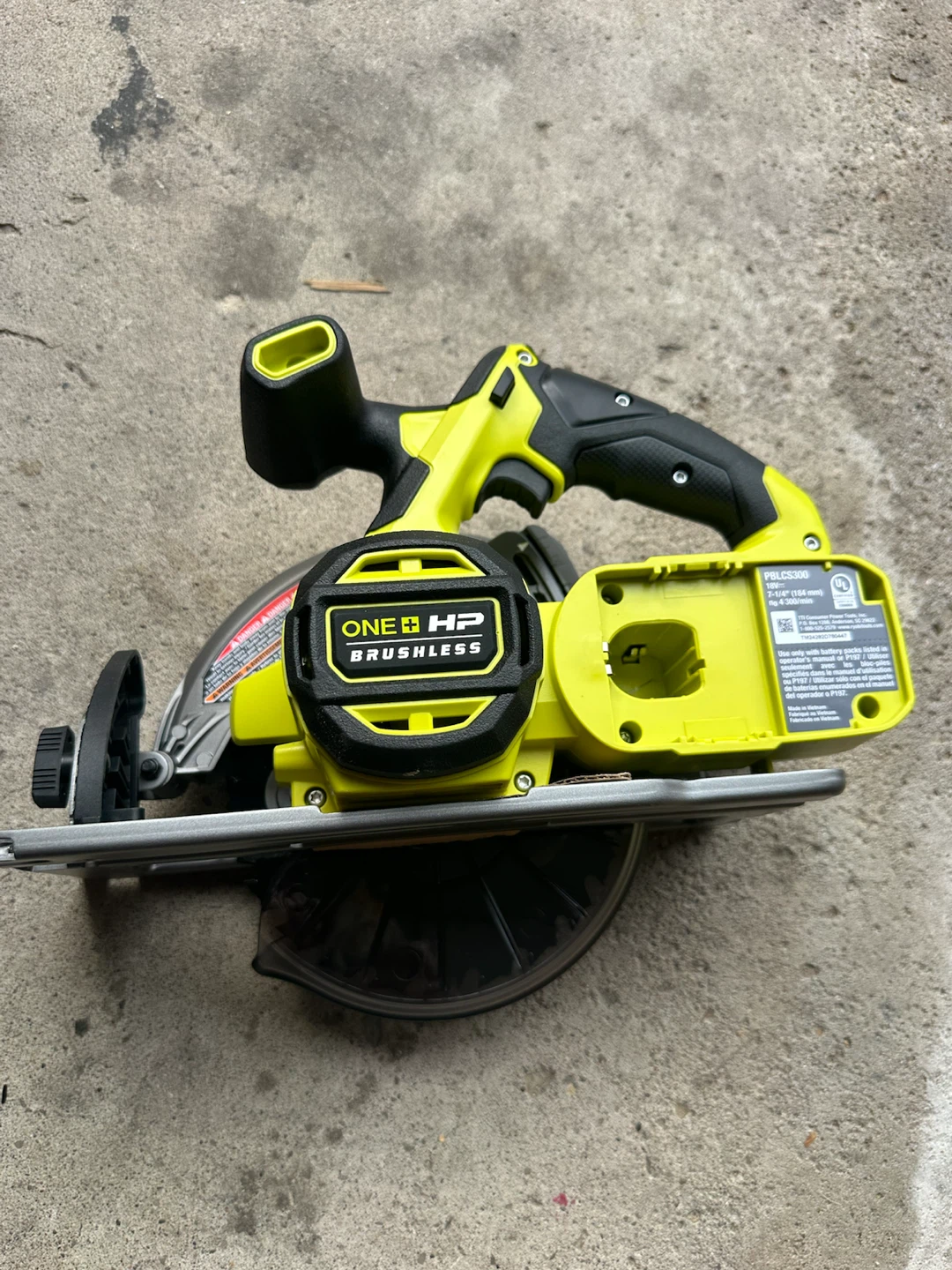 Ryobi ONE+ HP 18V Cordless Circular Saw PBLCS300 - photo 3