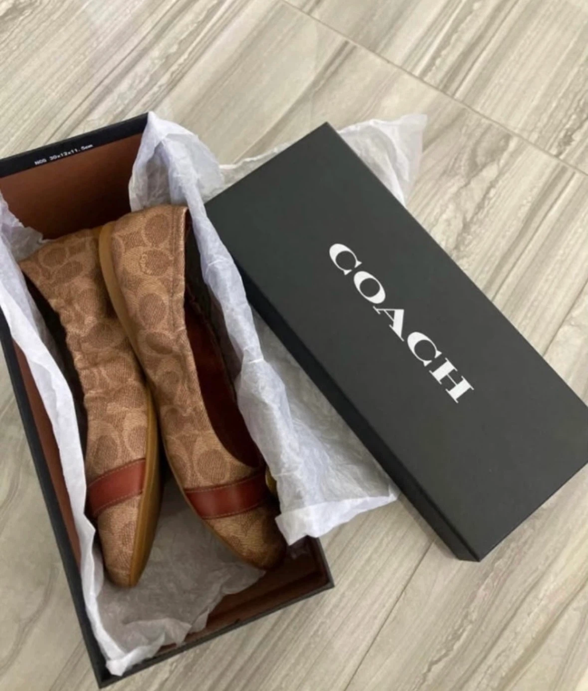 Coach Signature Ballet Flats - Size 7