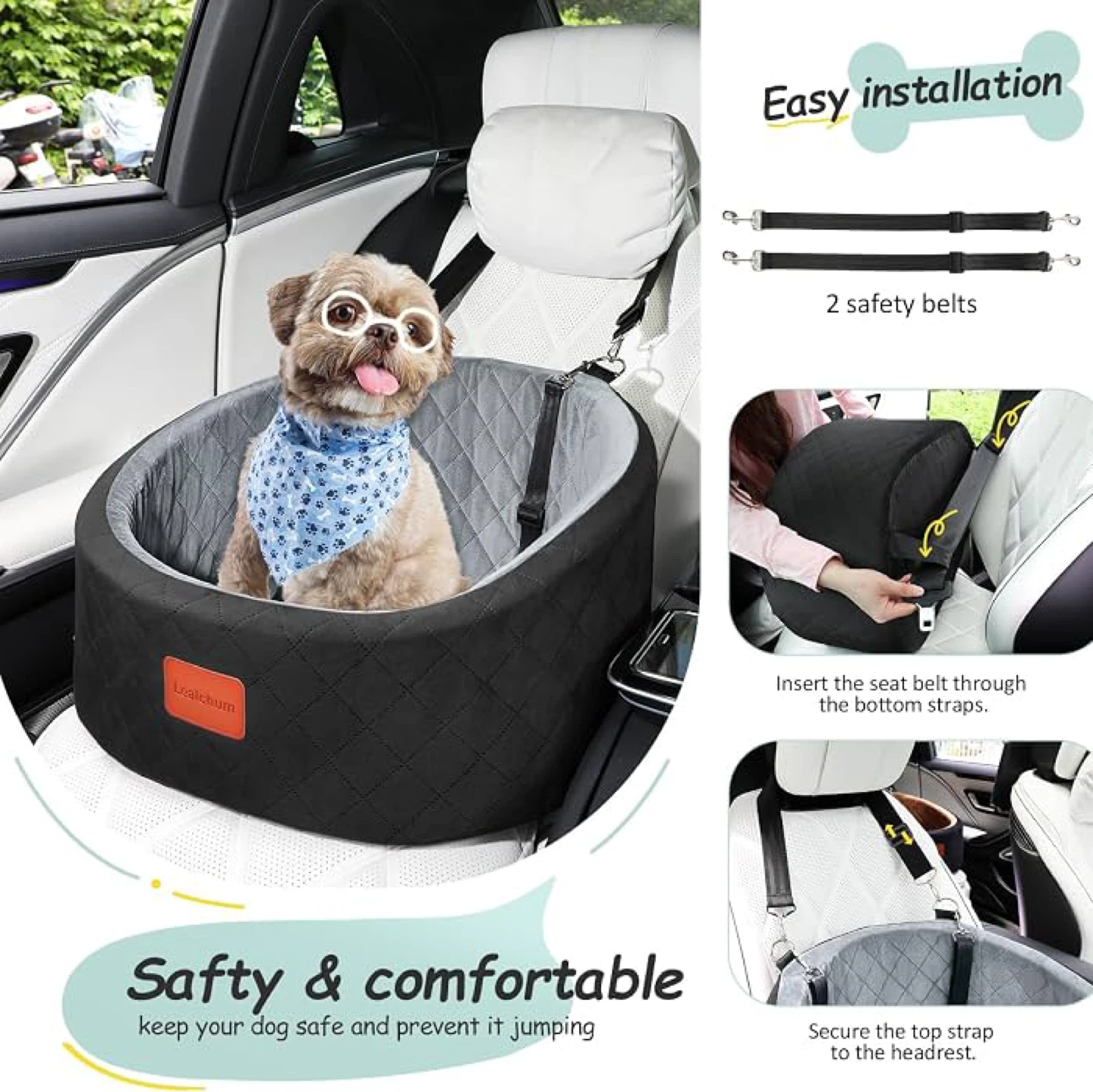 Lealchum Dog Car Seat - New - photo 4