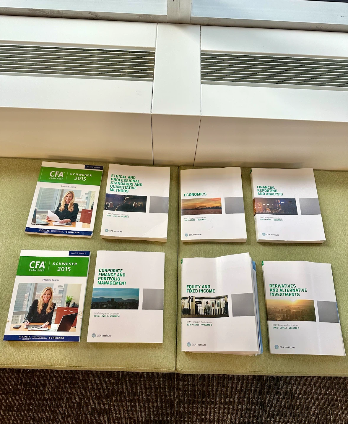 CFA Level 1 and 2 books