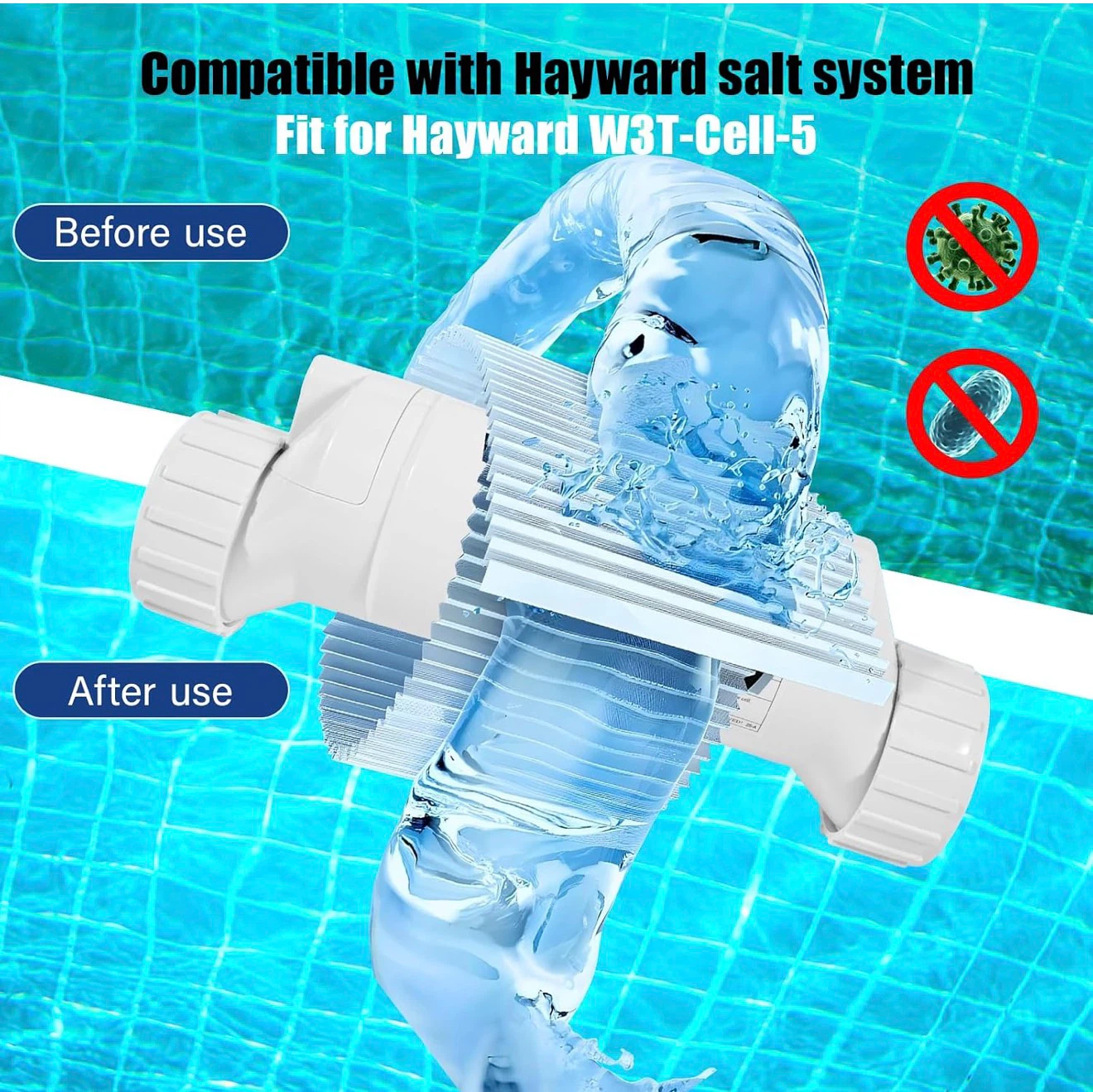 T-Cell-5 Pool Salt for Compatible Hayward GLX-CELL-20K Gallon - photo 2