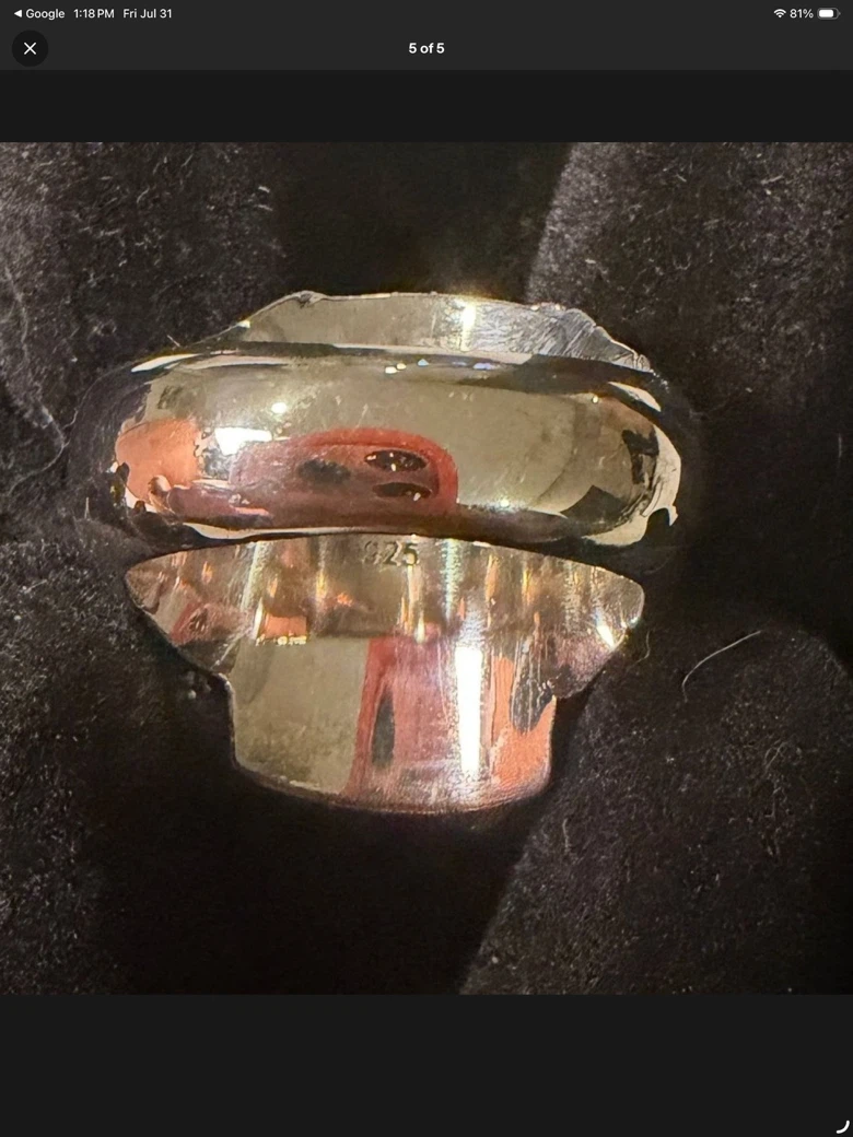 Sterling Silver Skull Ring - photo 4