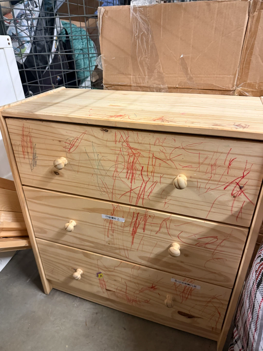 Pine Dresser with 3 Drawers
