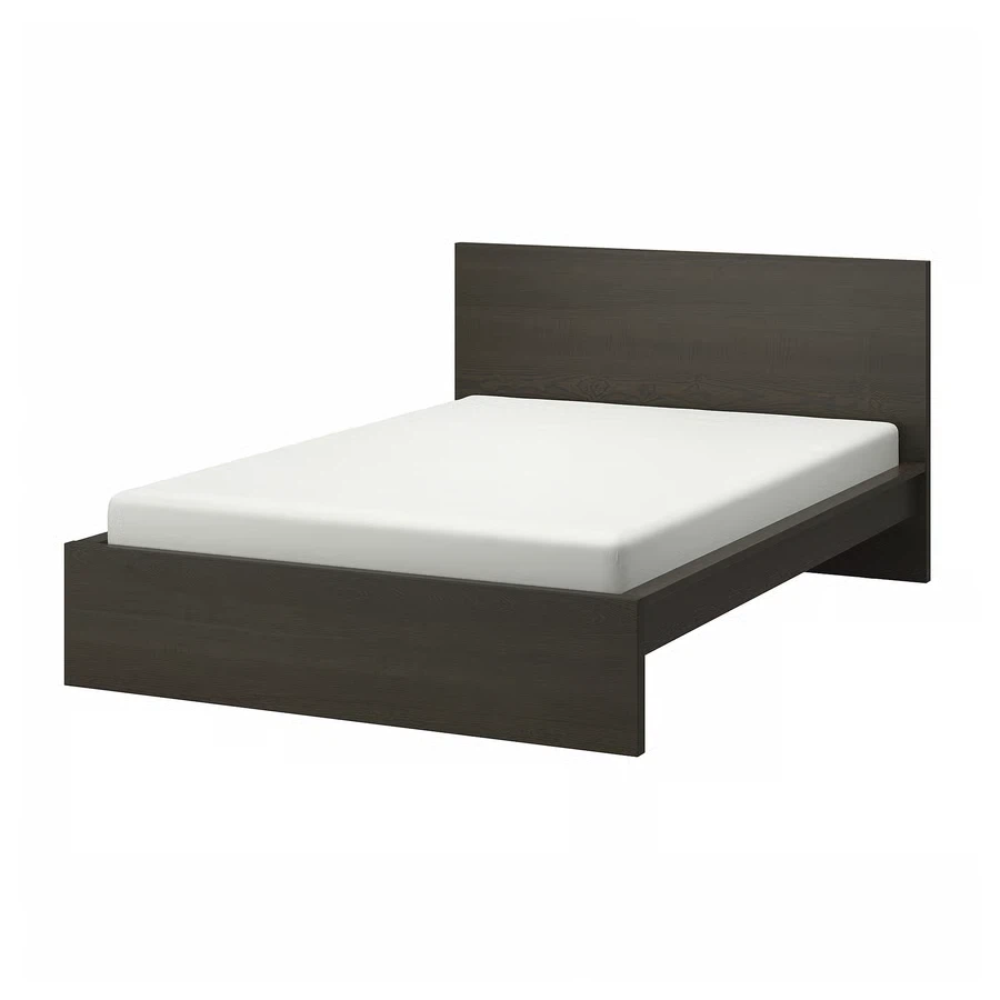 IKEA MALM Bed Frame - Queen Size - Dark Brown