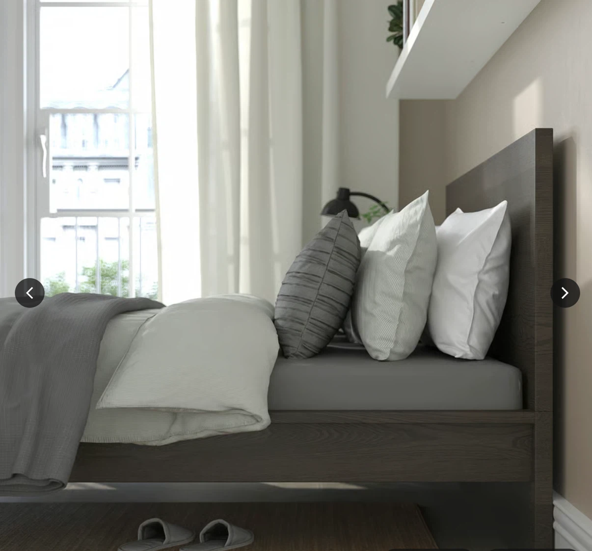 IKEA MALM Bed Frame - Queen Size - Dark Brown - photo 3