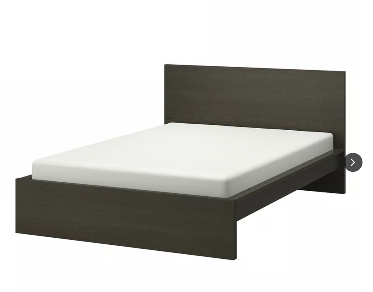 IKEA MALM Bed Frame - Queen Size - Dark Brown - photo 5