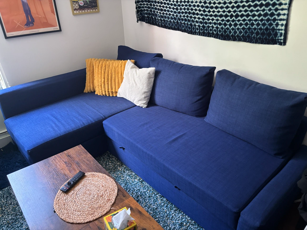 Blue Sectional Sofa