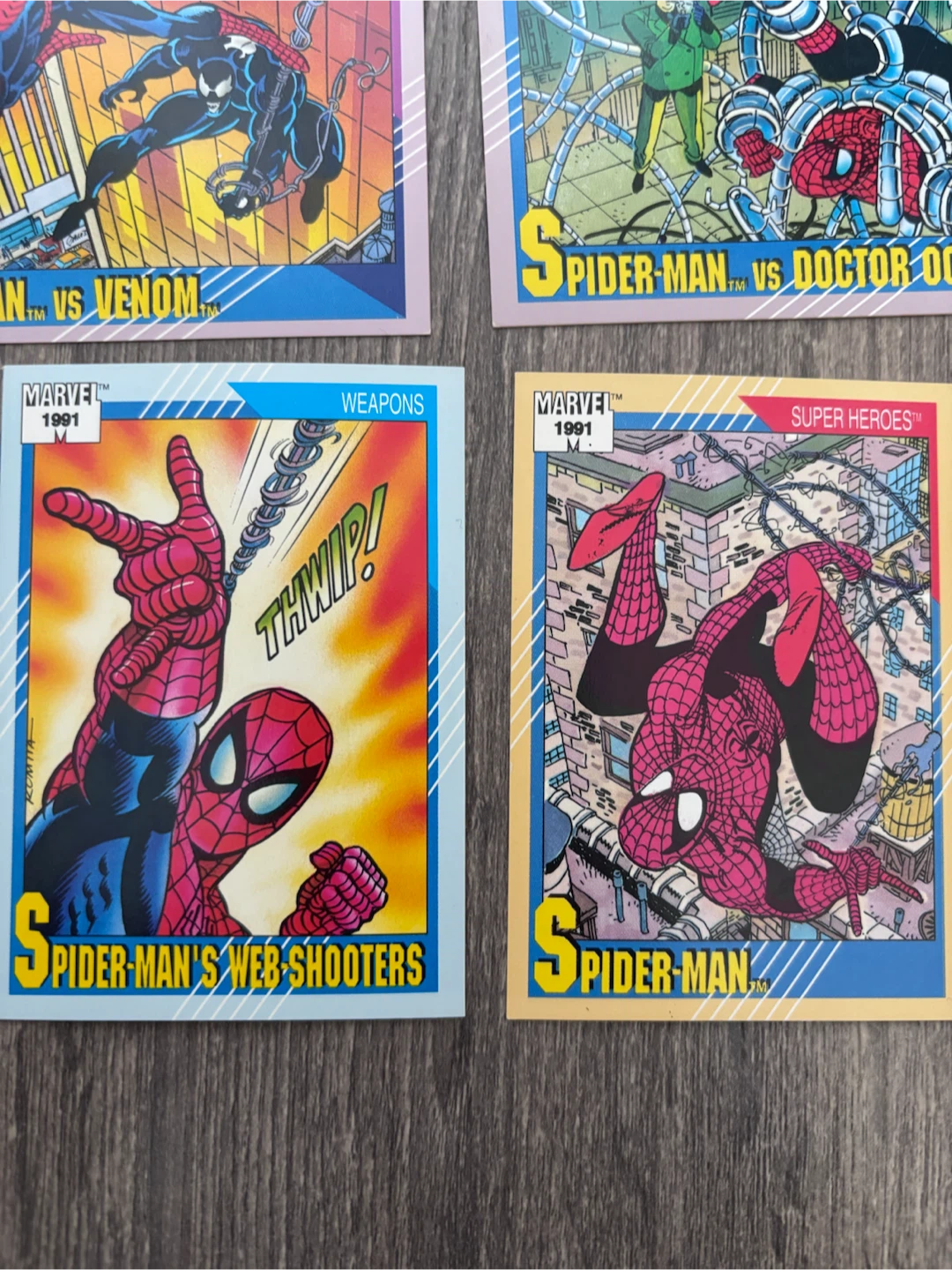 Marvel series 2 Spider-Man Trading Cards (1991)
