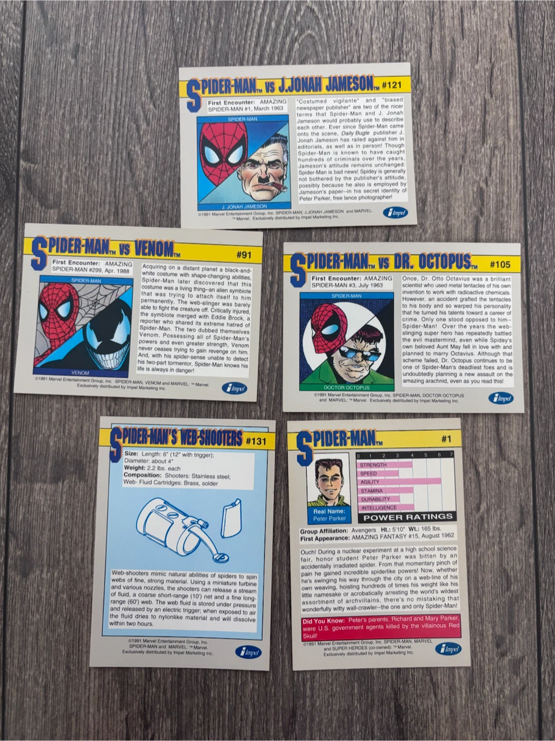 Marvel series 2 Spider-Man Trading Cards (1991) - photo 4