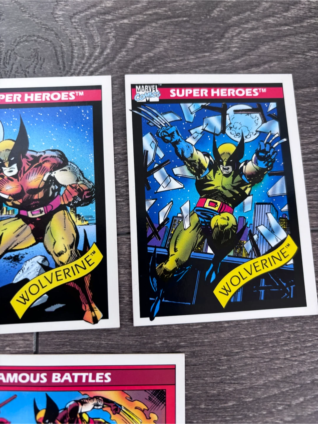 Marvel series 1, Wolverine, trading cards, 1990 - photo 2