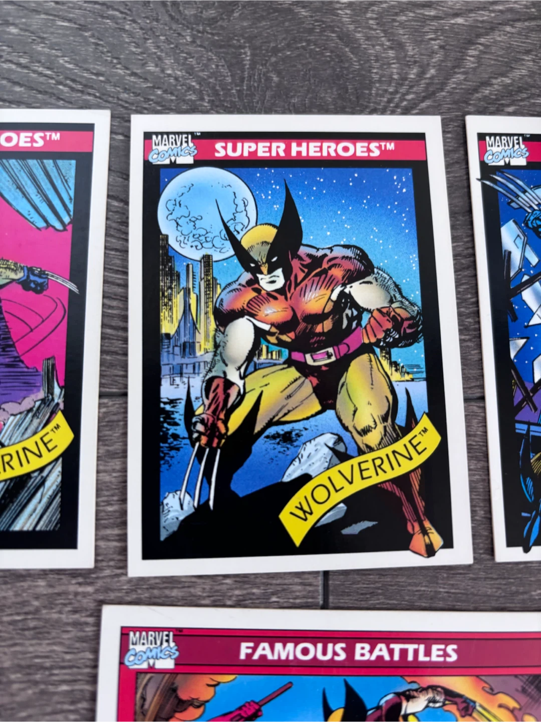 Marvel series 1, Wolverine, trading cards, 1990 - photo 3