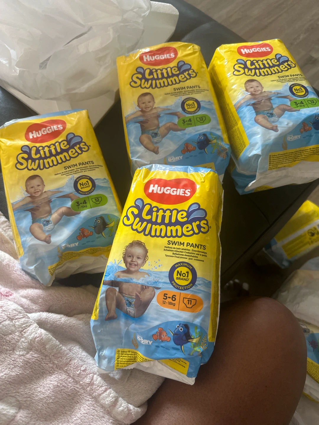 Huggies Little Swimmers Swim Pants Size 3-4 & 5-6