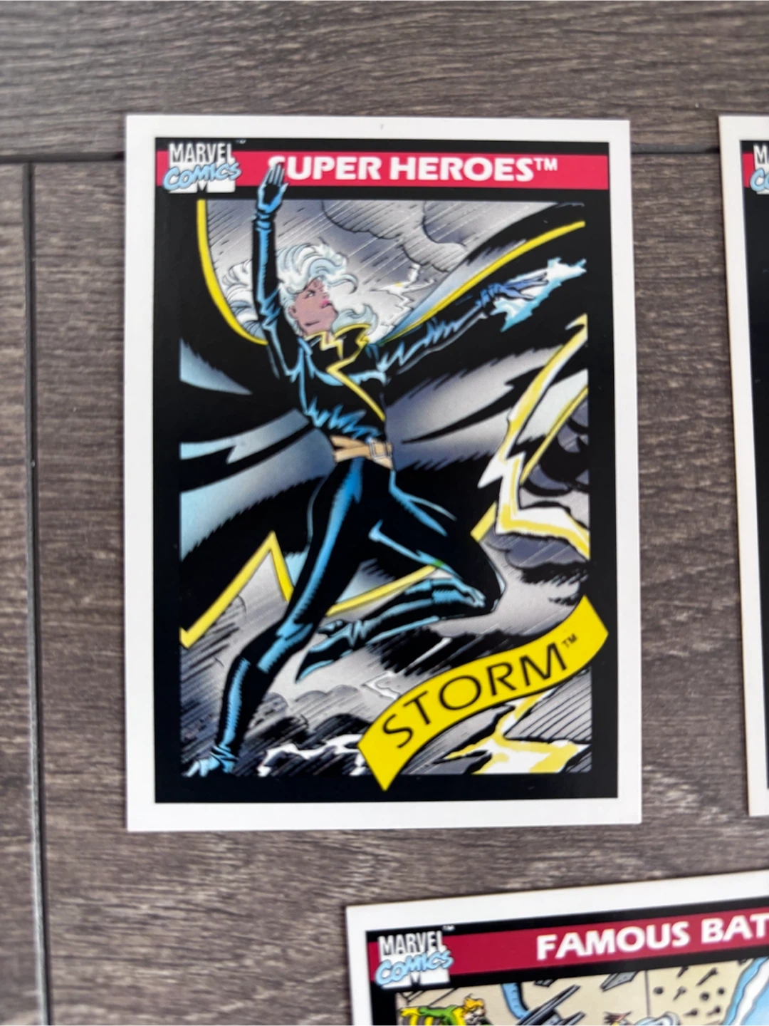 Marvel Comics series 1 Trading Cards, Storm and X-men - photo 2