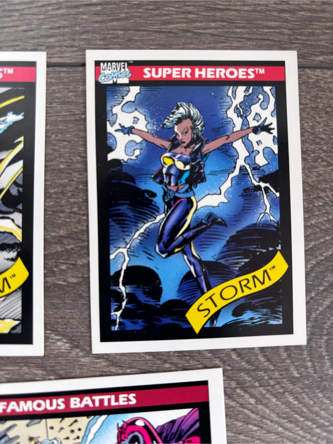 Marvel Comics series 1 Trading Cards, Storm and X-men - photo 3