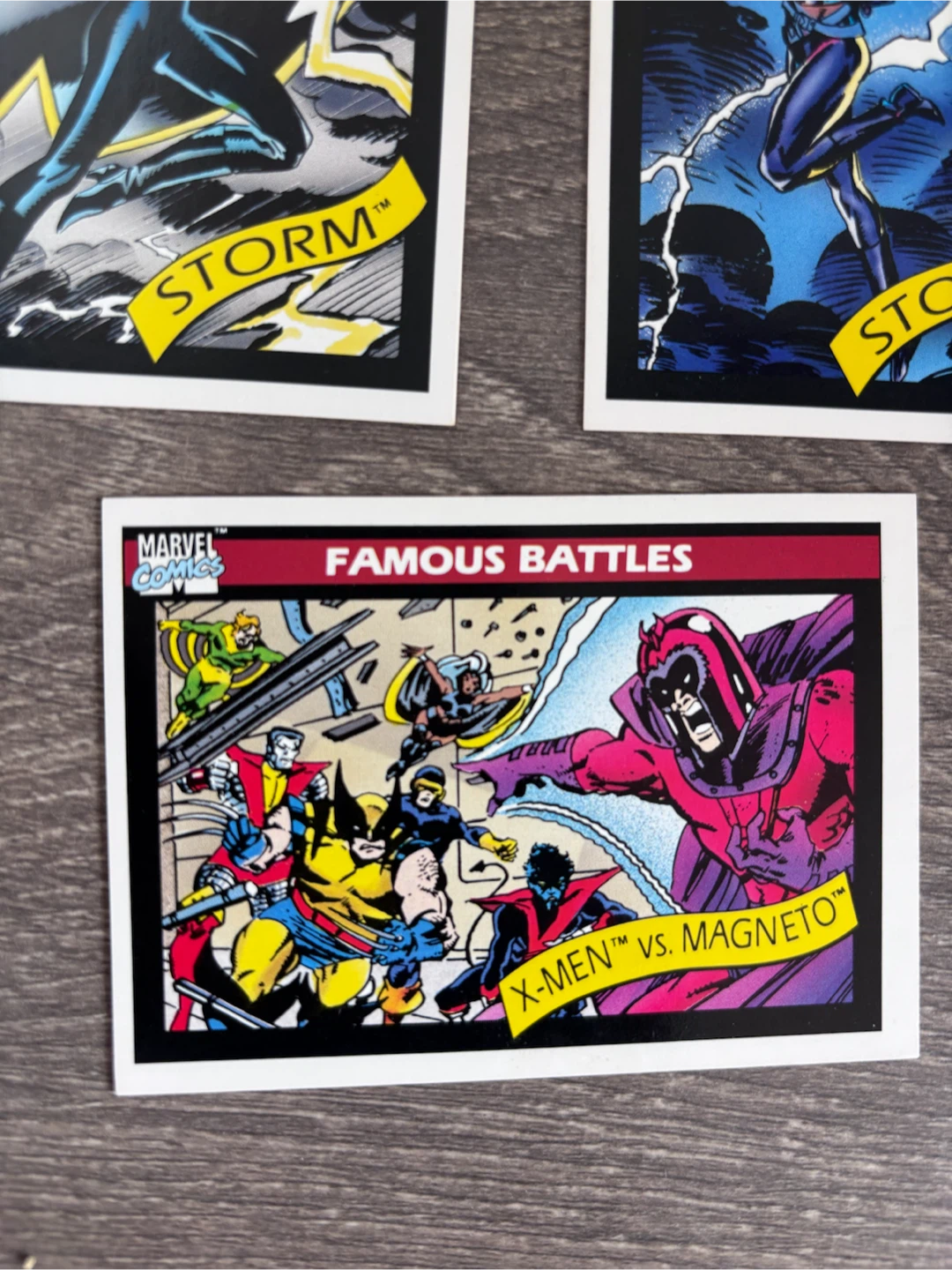 Marvel Comics series 1 Trading Cards, Storm and X-men - photo 4