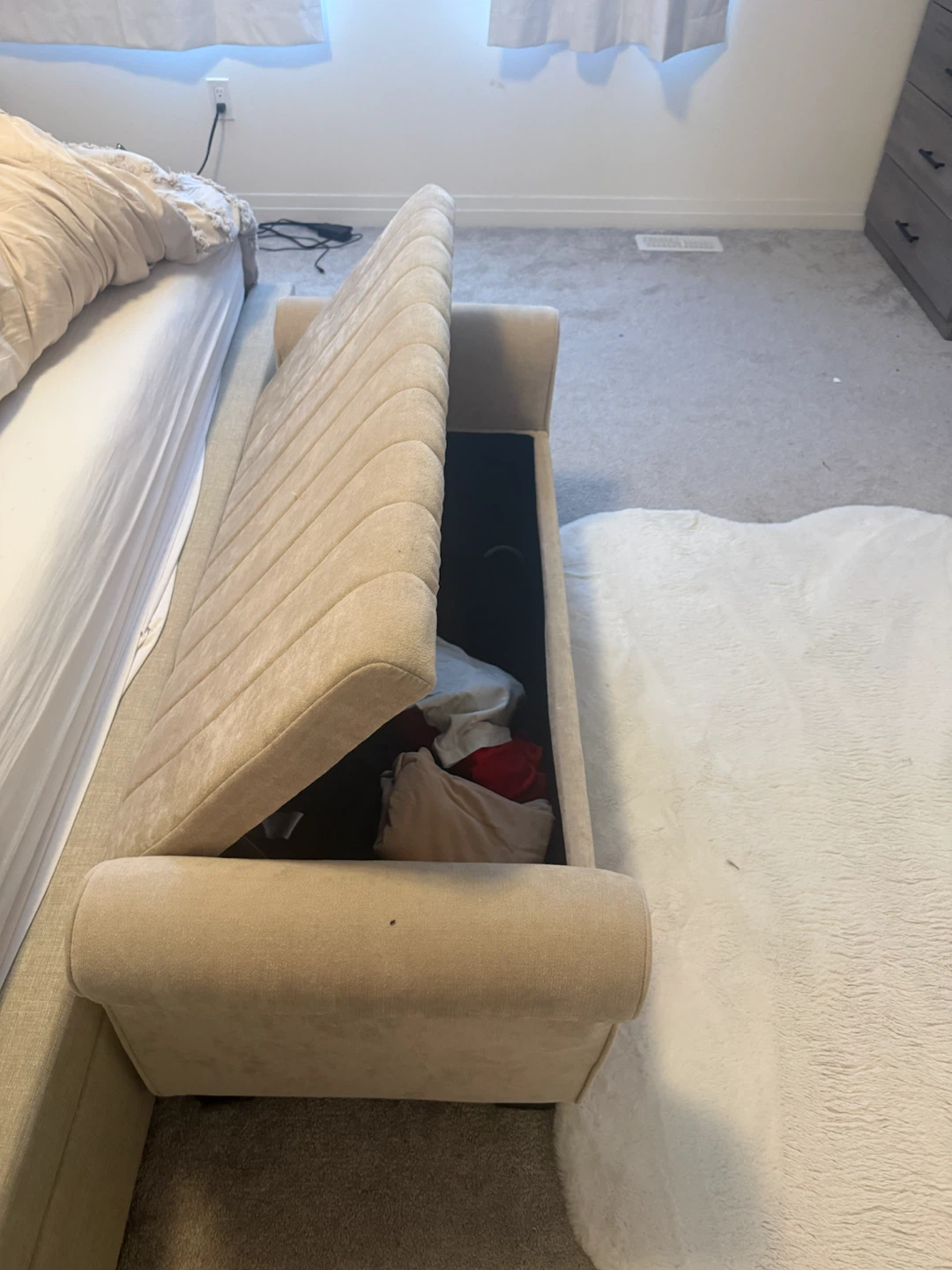 Ottoman with storage - photo 3