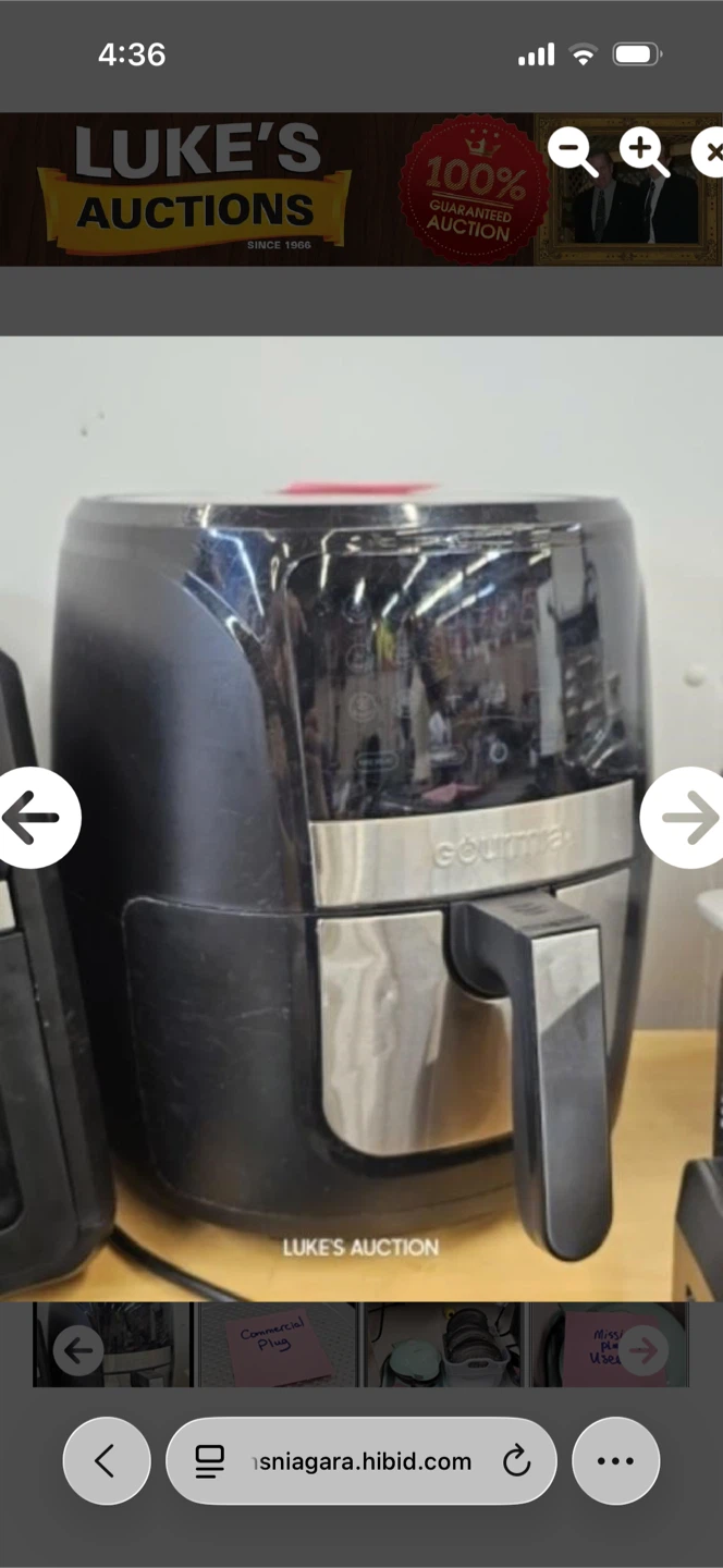 Gourmia Digital Air Fryer GAF556