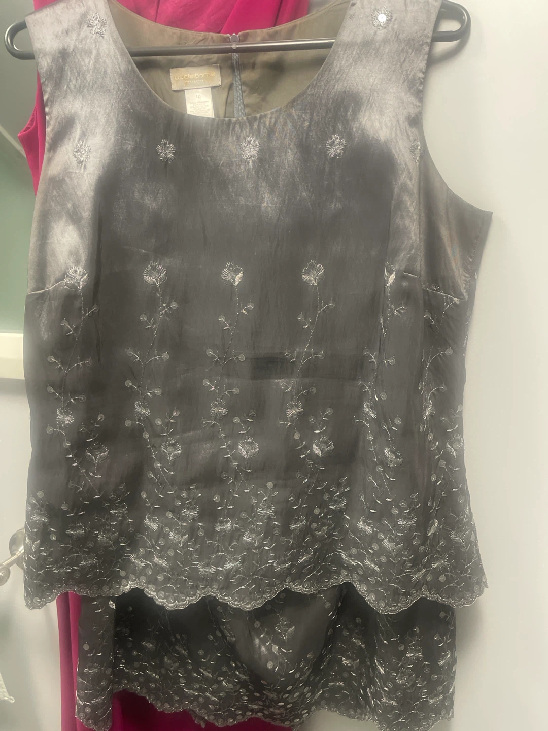 Liz Claiborne Collection Embroidered Top