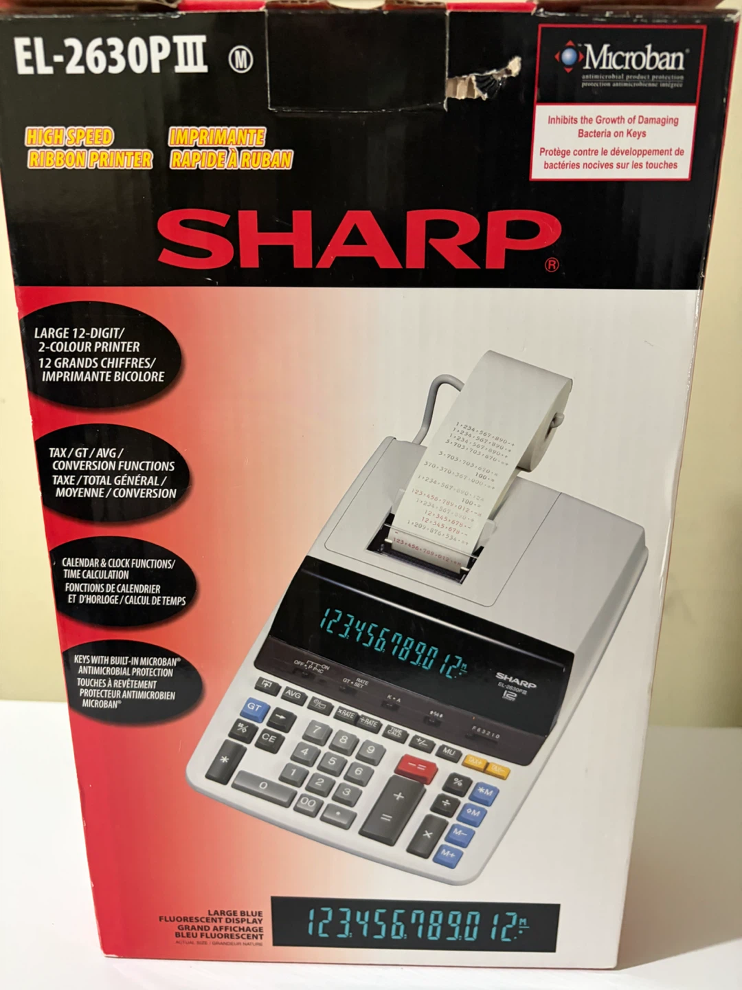 New! Sharp EL2630PIII Printing Calculator