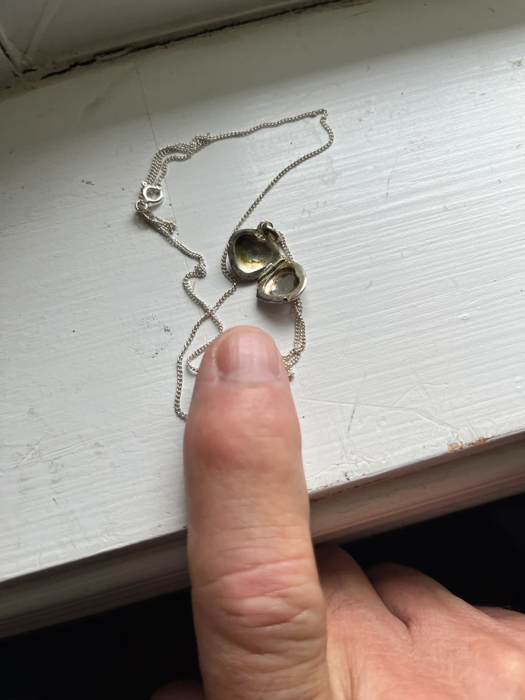 Sterling Silver Locket Necklace - photo 3