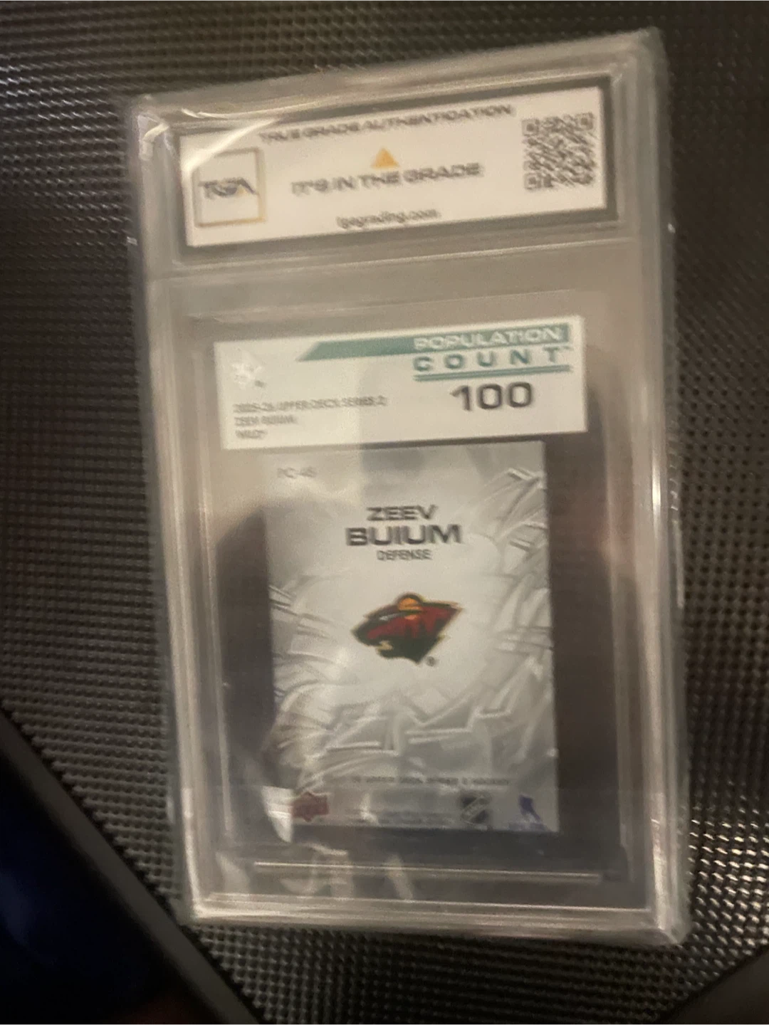 2025 Upper Deck ZEEV BUIUM PFC-45 Hockey Card