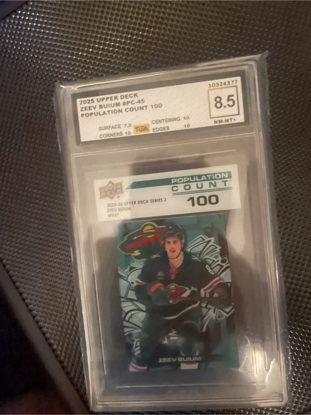 2025 Upper Deck ZEEV BUIUM PFC-45 Hockey Card - photo 2