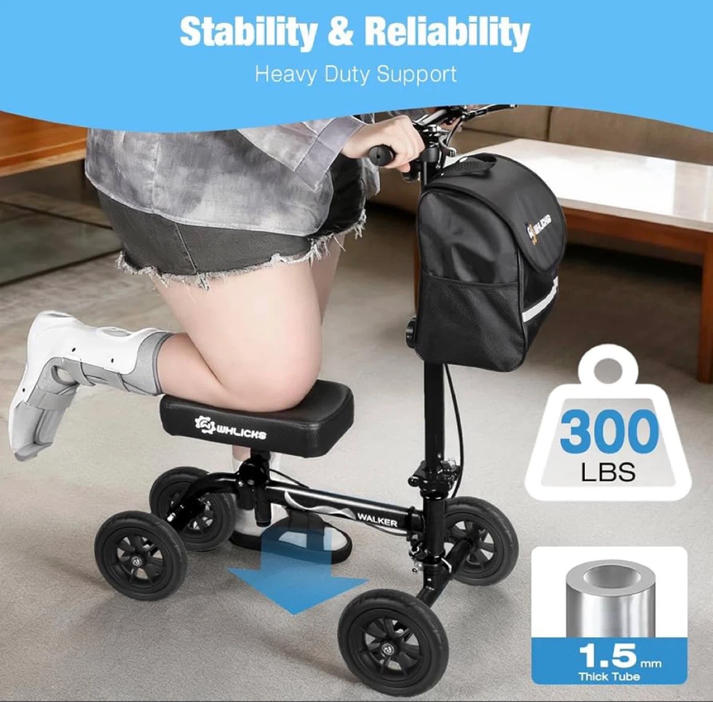 Whlicks Knee Scooter Walker for adults - new - photo 3