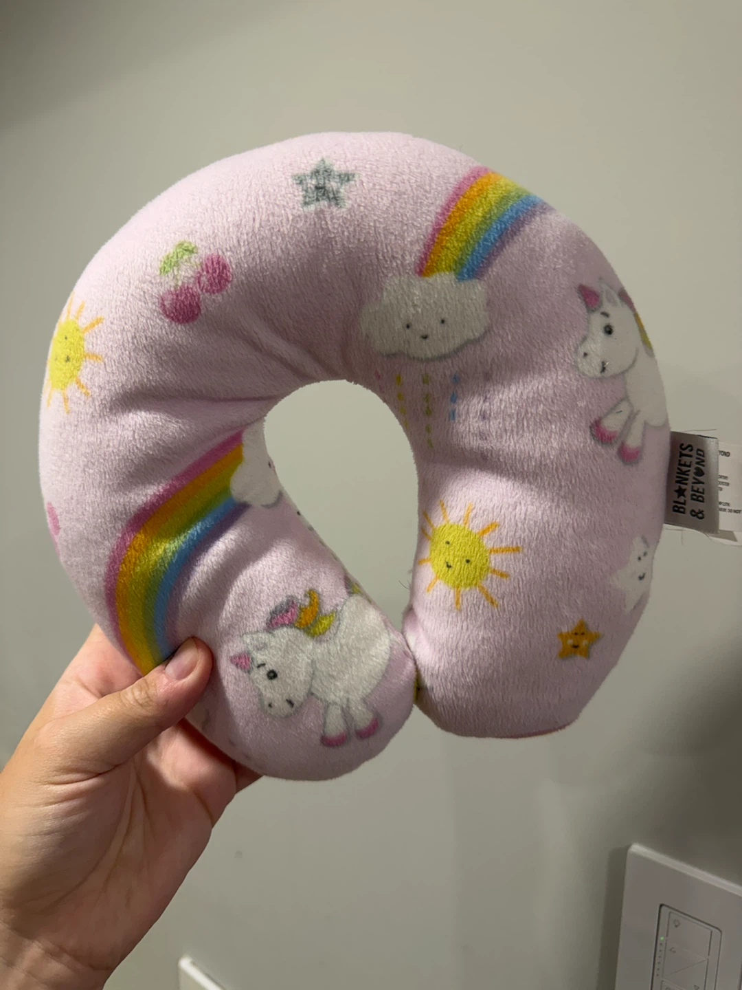 Blankets & Beyond Unicorn Travel Pillow