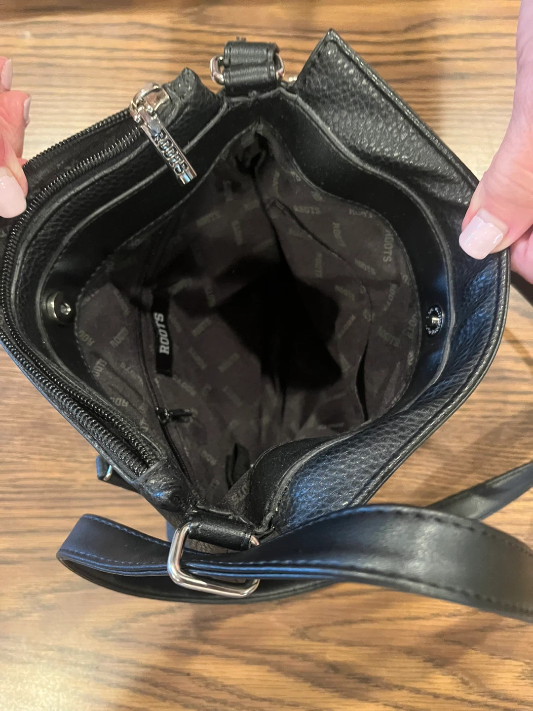 Roots Black Crossbody Bag - photo 3