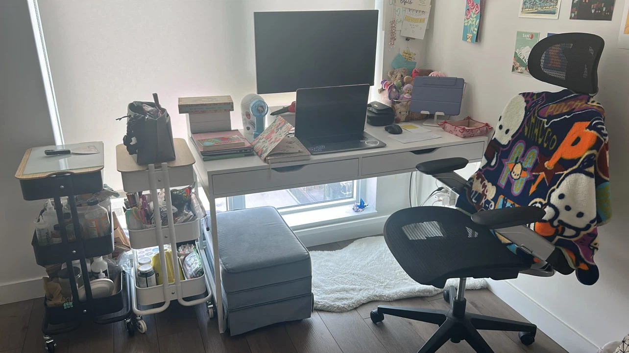 IKEA ALEX Desk in White