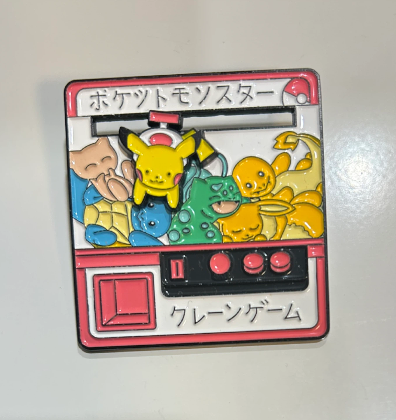 Pokémon Crane Game Enamel Pin