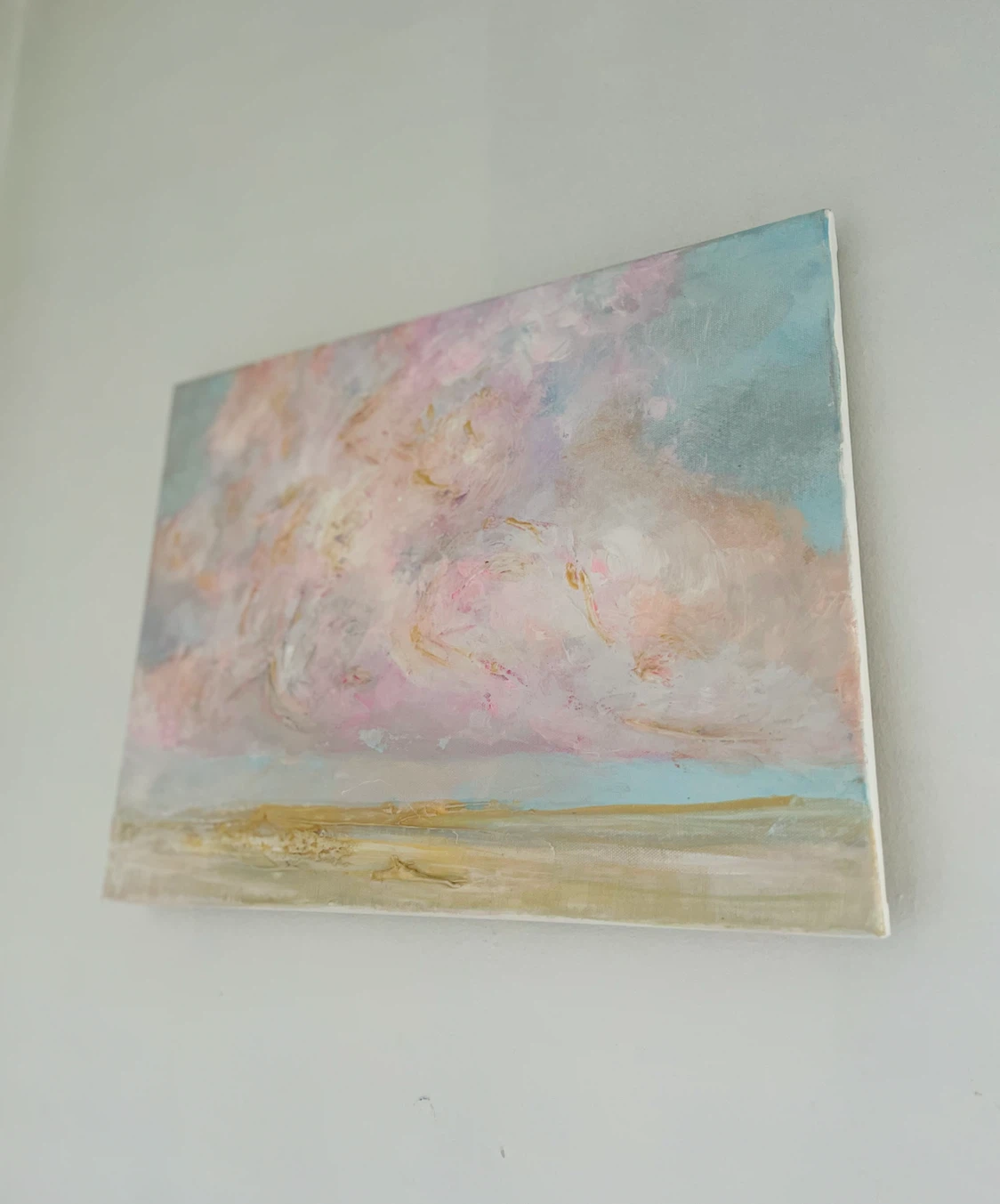 Textured Cloudscape Painting 14x18”