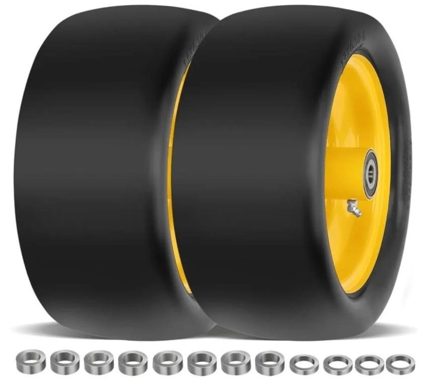 2 Pcs 13x6.50-6 Lawn Mower Tires - New