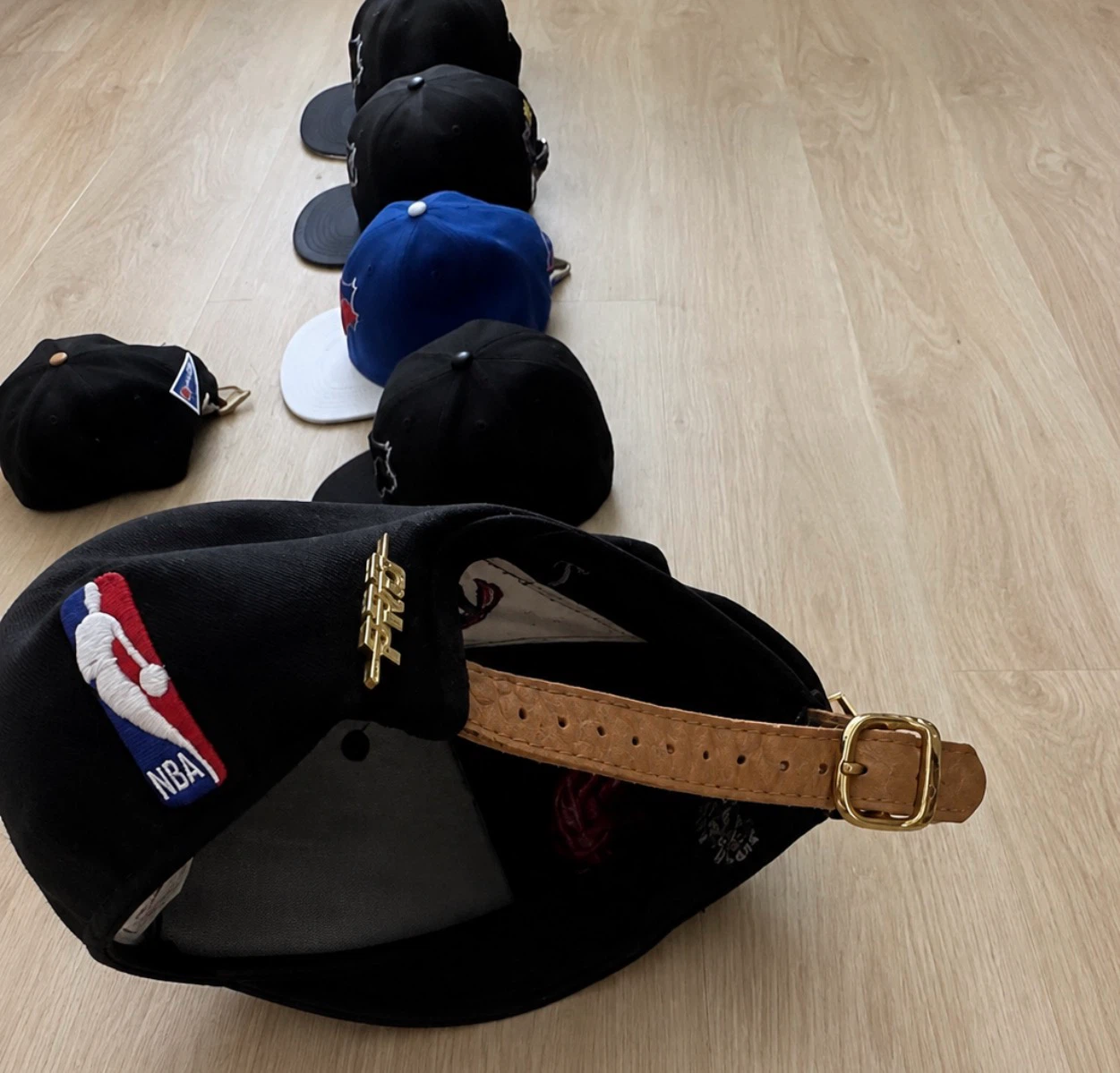 Limited edition Toronto Raptors NBA Baseball Caps  (Lot of 14) - photo 2