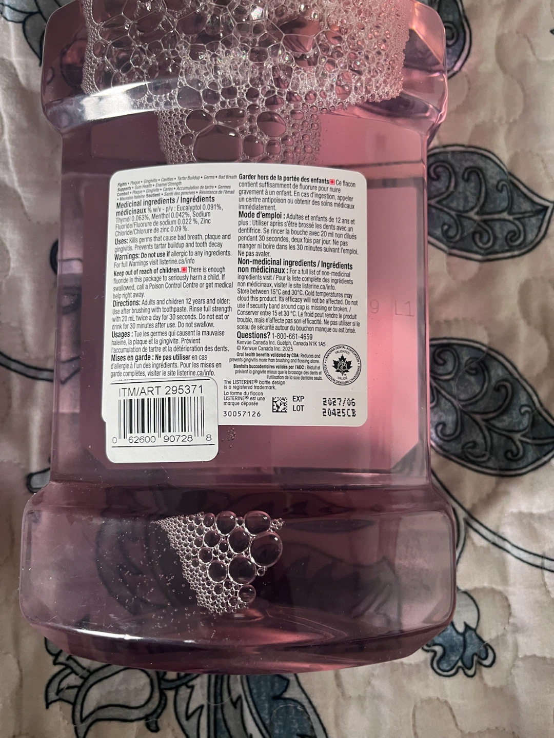 Listerine Zero Alcohol-Free Mouthwash - Mild Mint 1.5L - photo 2