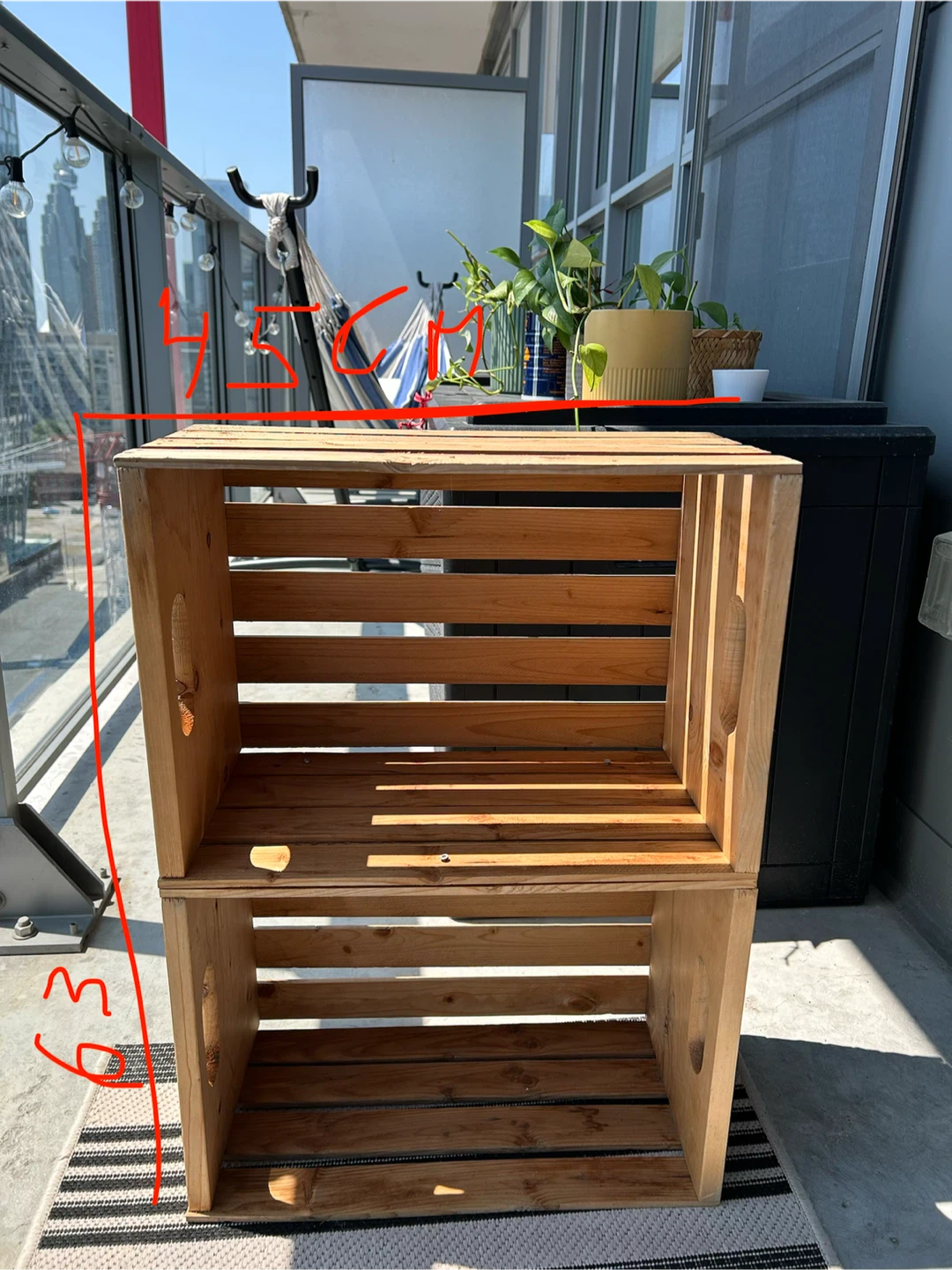 Wooden Crate Storage Unit - photo 5
