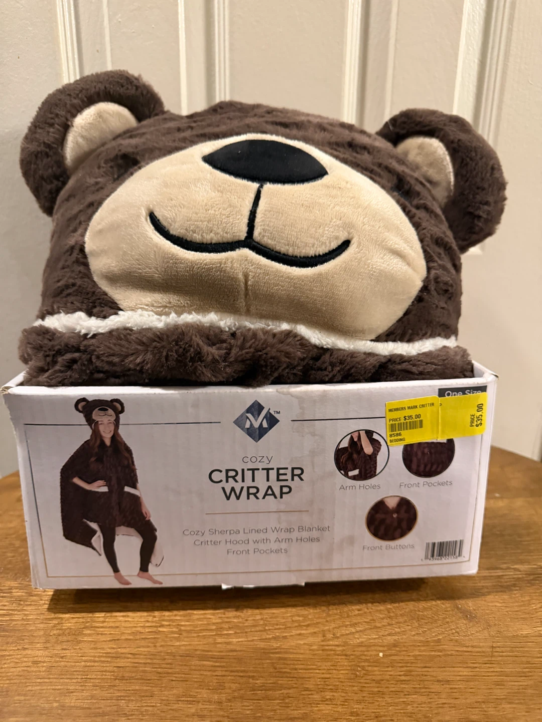 Member's Mark Cozy Critter Wrap Blanket