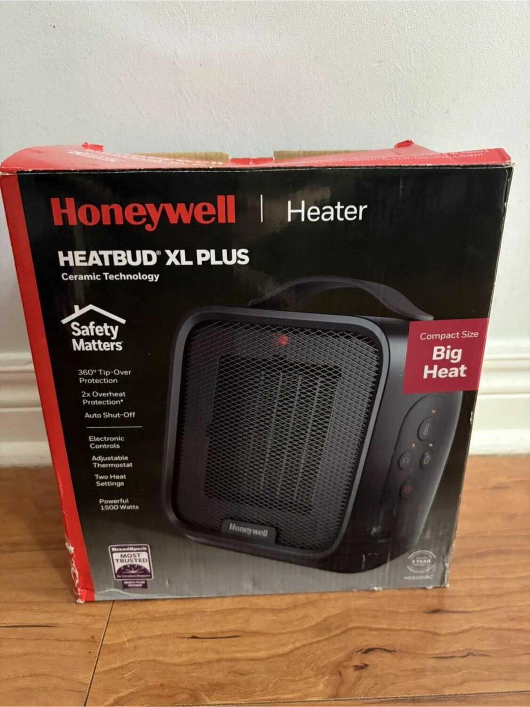 Honeywell heatbud XL space heater