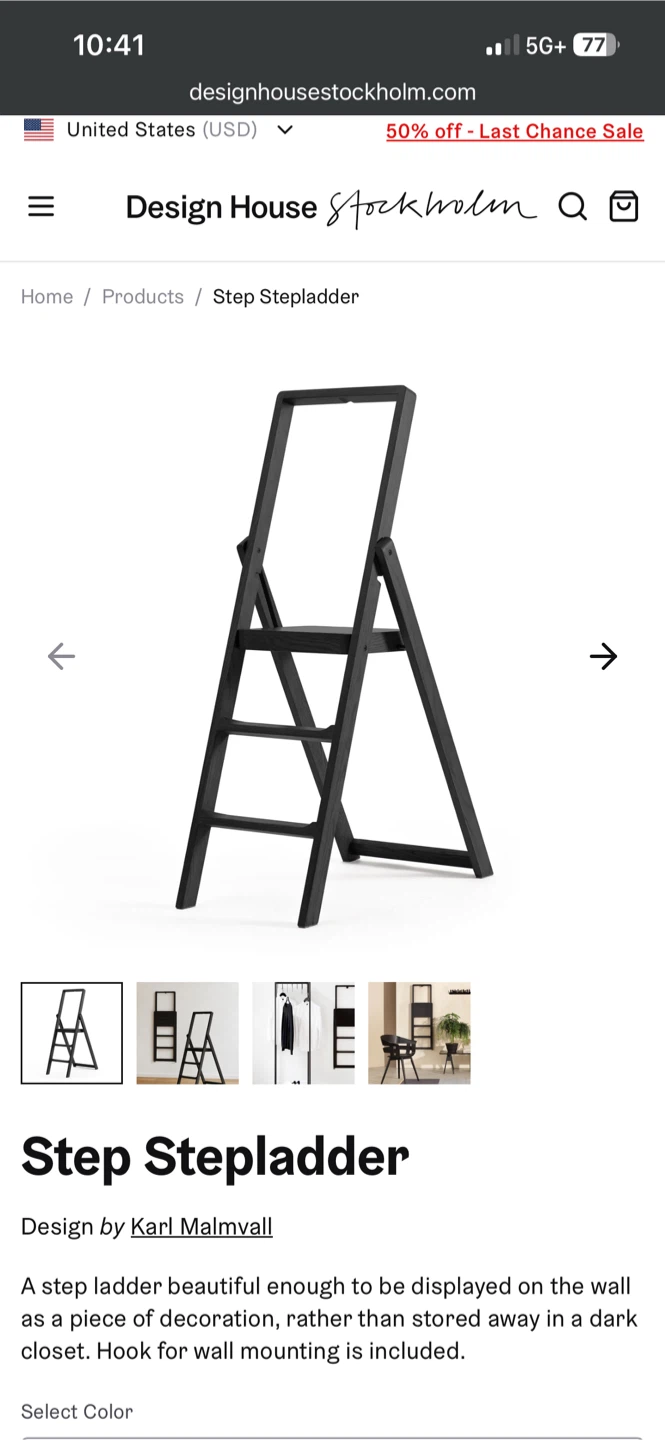 Step Ladder - Design House Stockholm