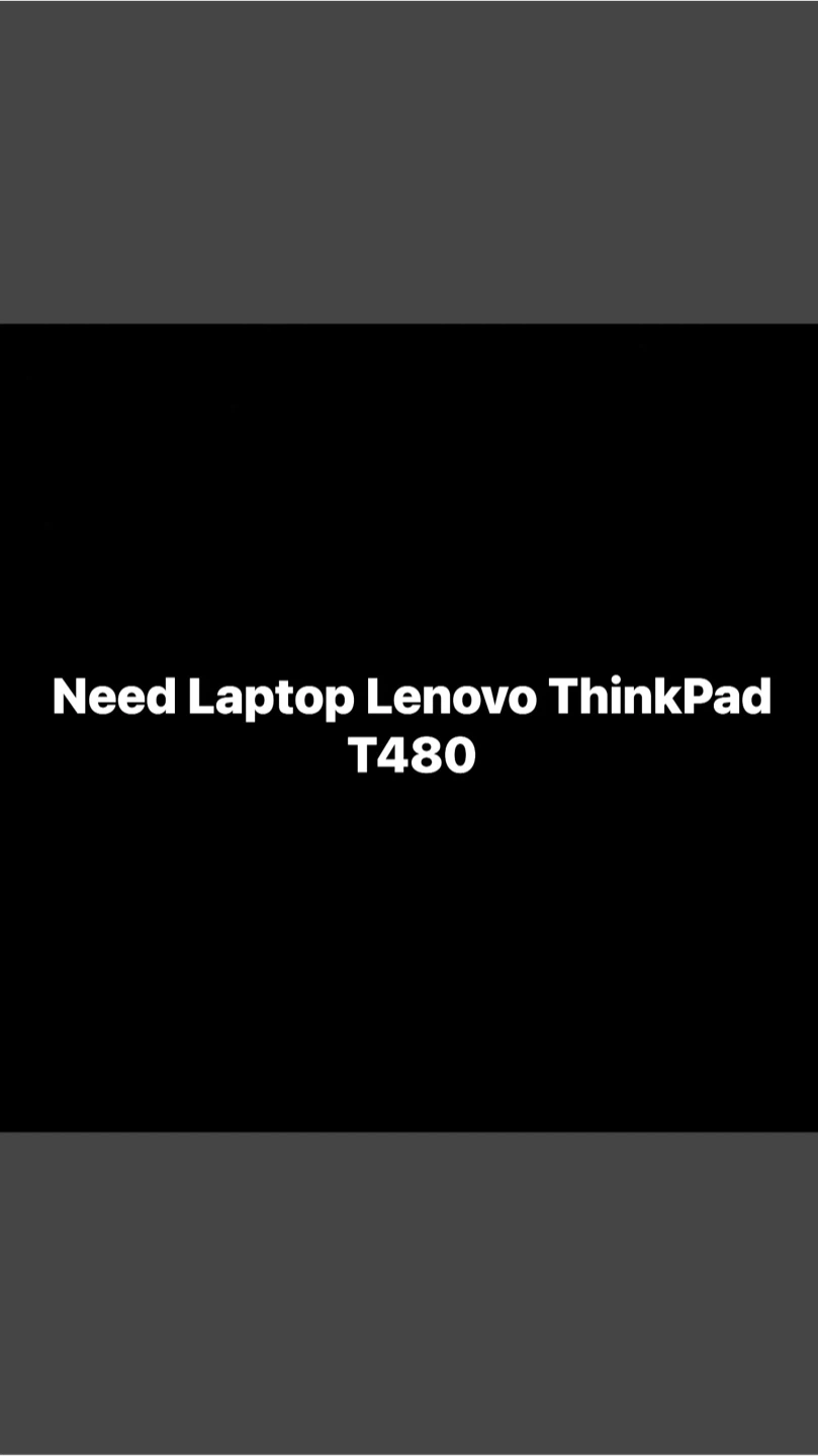 Lenovo ThinkPad T480