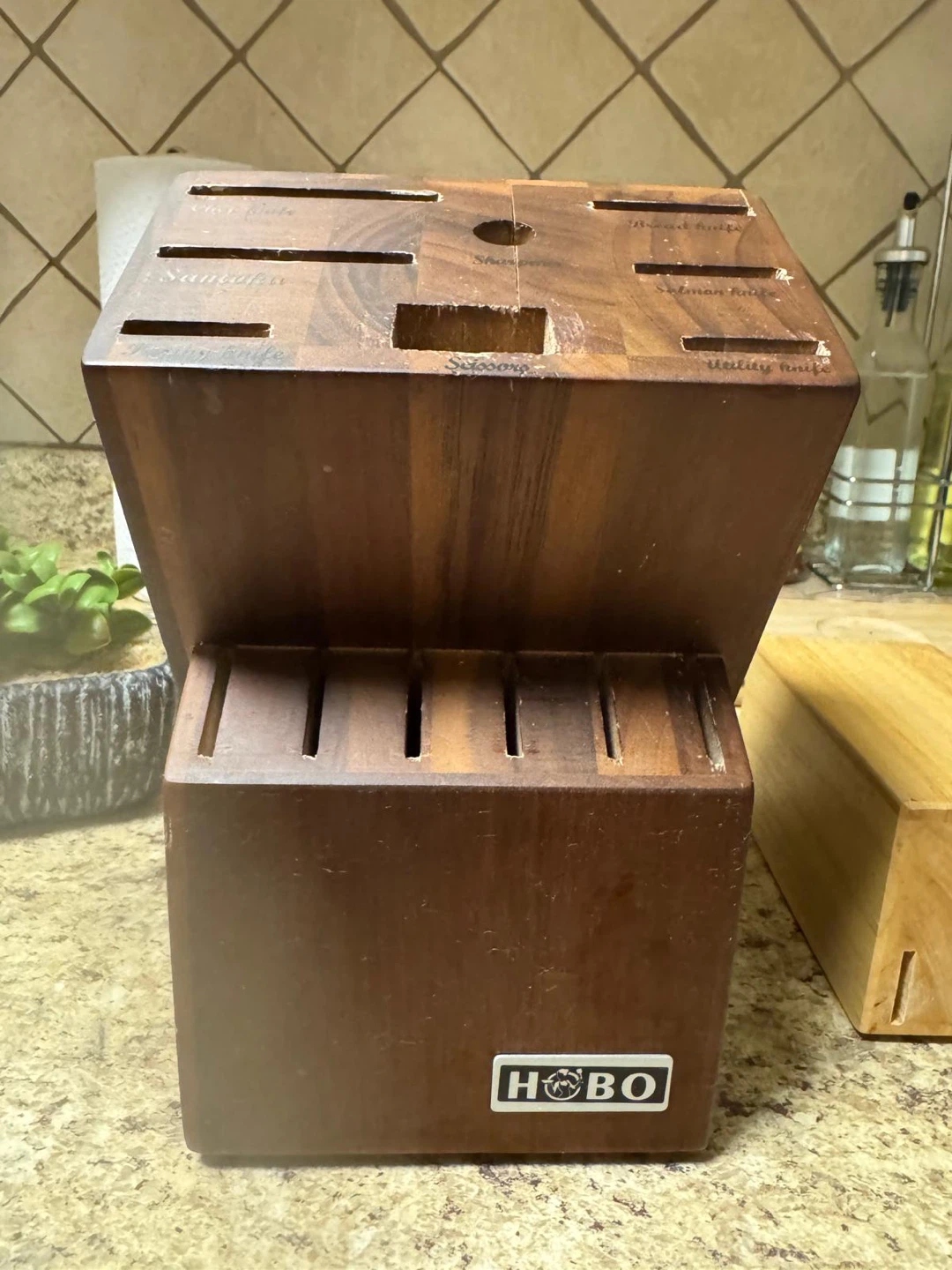 Hobo Wooden Knife Block Set