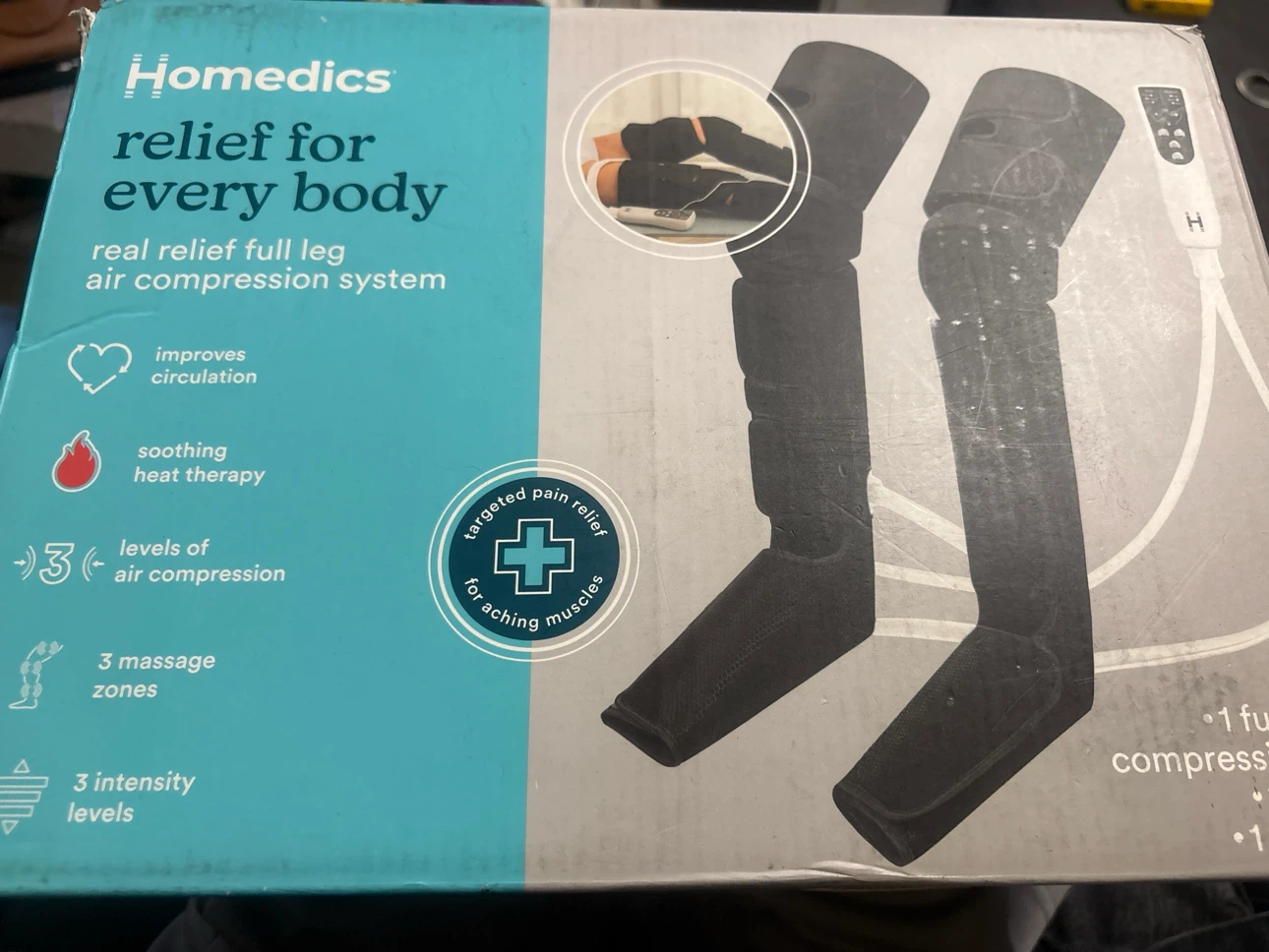 Homedics Full Leg Air Compression System