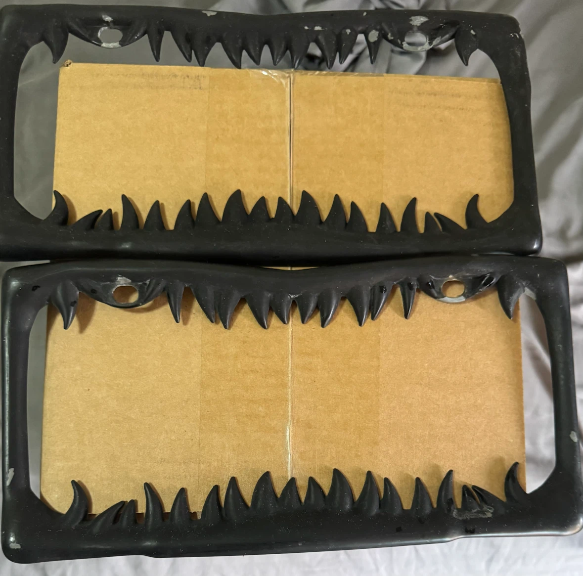 Shark Teeth License Plate Frames