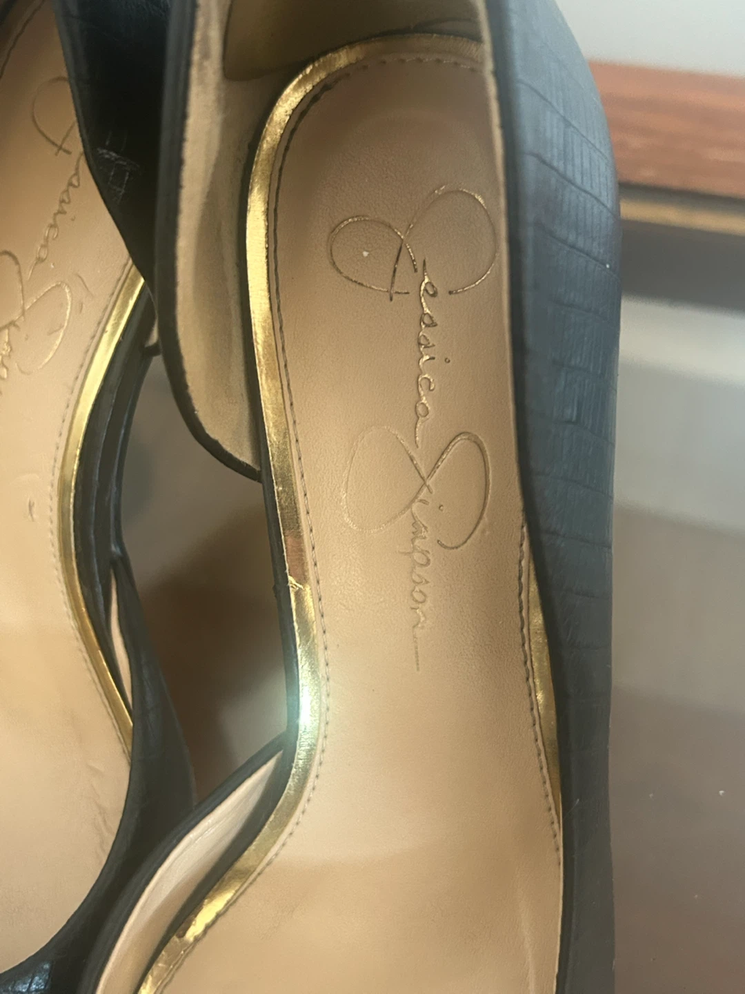 Jessica Simpson Black Pointed Toe Heels - photo 2