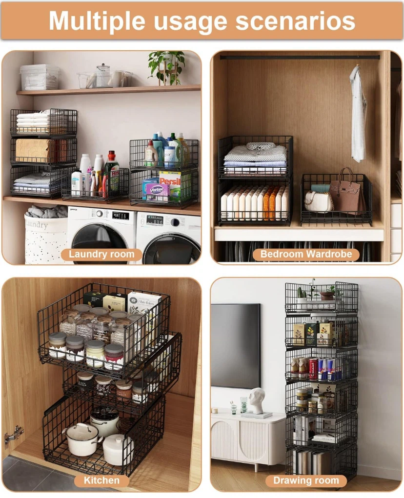 Wire Storage Baskets (Set of 3) - photo 4